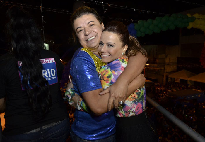 Viviane Araújo e David Brazil