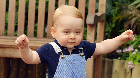 Príncipe George celebra o primeiro aniversário