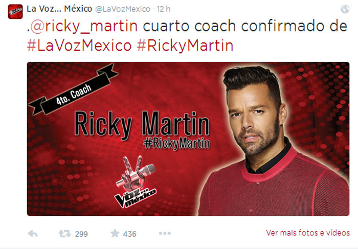 Ricky Martin exige mansão e professores para ser juiz do The Voice mexicano