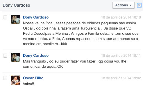  Oscar Filho pede desculpas a fã por piada considerada ofensiva