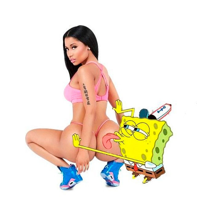  Foto de Nicki Minaj de fio-dental vira meme na internet