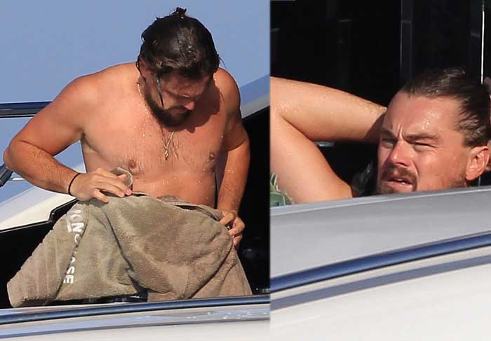 Leonardo DiCaprio passeia de iate com a namorada