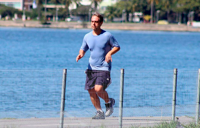  Anderson Müller corre na Lagoa Rodrigo de Freitas