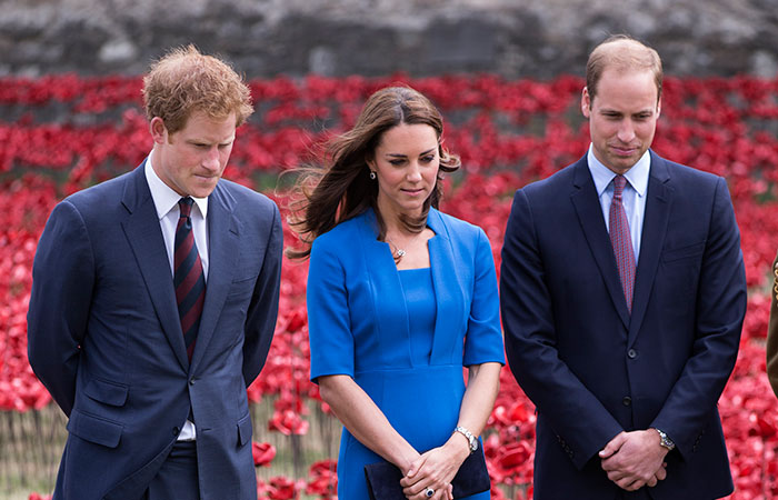 Príncipe William e Kate Middleton prestam homenagem a soldados mortos na guerra