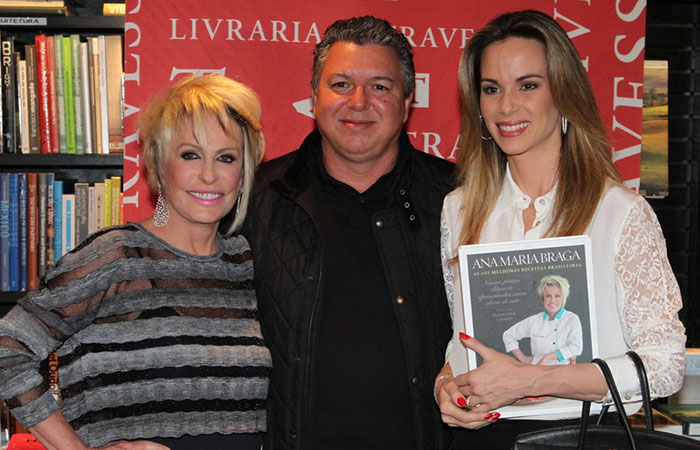 Famosos vão ao lançamento do livro de Ana Maria Braga