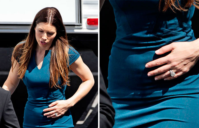 Jessica Biel levanta rumores de que está grávida