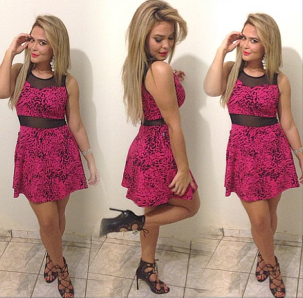 Geisy Arruda mostra look para curtir a noite em Fortaleza