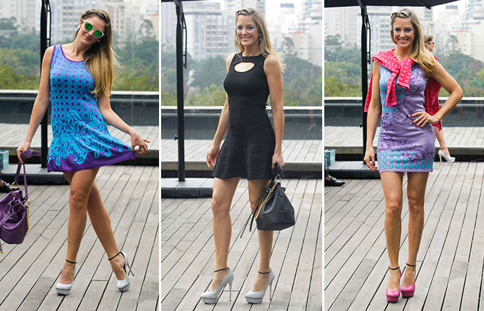 Giovanna Ewbank e Ticiane Pinheiro esbanjam beleza em desfile em São Paulo