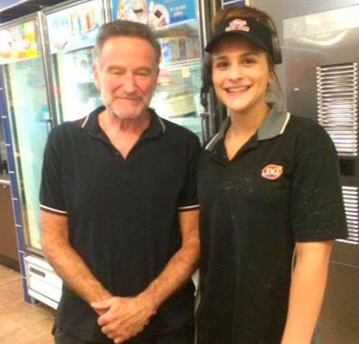 Última foto de Robin Williams foi publicada ao lado de uma fã