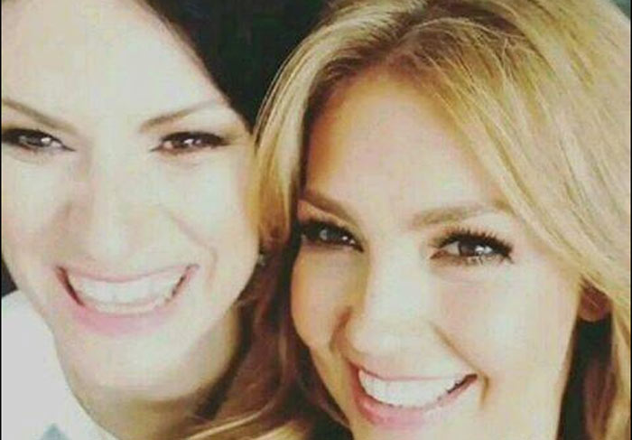 Thalía e Laura Pausini estão empolgadas com gravação de dueto