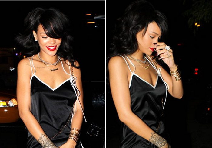 Parou tudo! Rihanna mostra sua sensualidade natural ao chegar em hotel em Nova York 