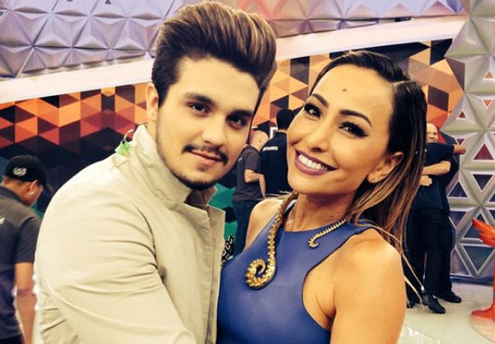 Sabrina Sato grava com Luan Santana