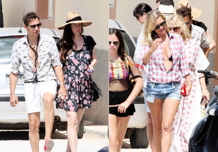 Kate Moss e Liv Tyler se divertem no mesmo iate em Ibiza