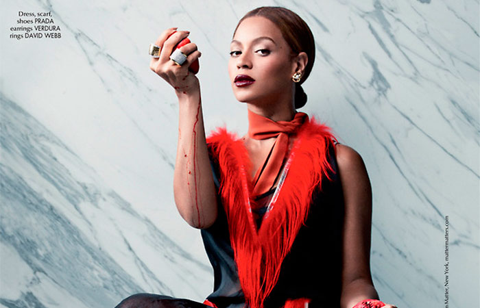 Beyoncé posa em editorial glamuroso