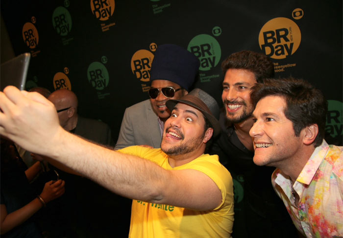 Cauã Reymond, Daniel, Carlinhos Brown e Tiago Abravanel