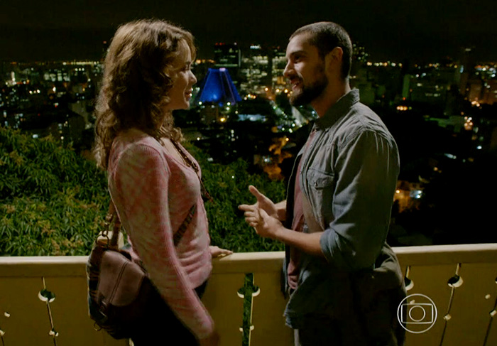 Império: Cristina assume romance com Vicente. Foto: TV GLobo / Império