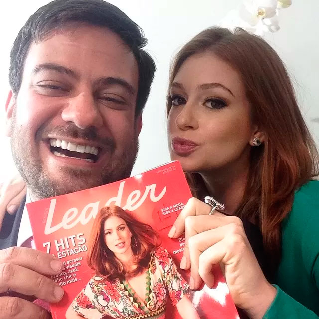 Marina Ruy Barbosa se anima com primeira edição de revista, da qual é capa