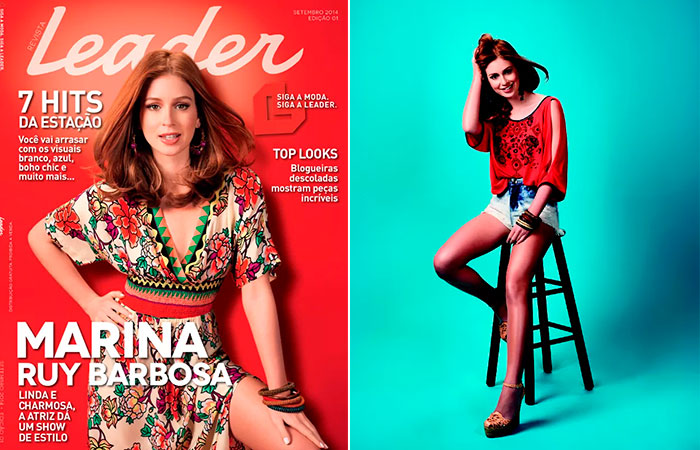 Marina Ruy Barbosa se anima com primeira edição de revista, da qual é capa