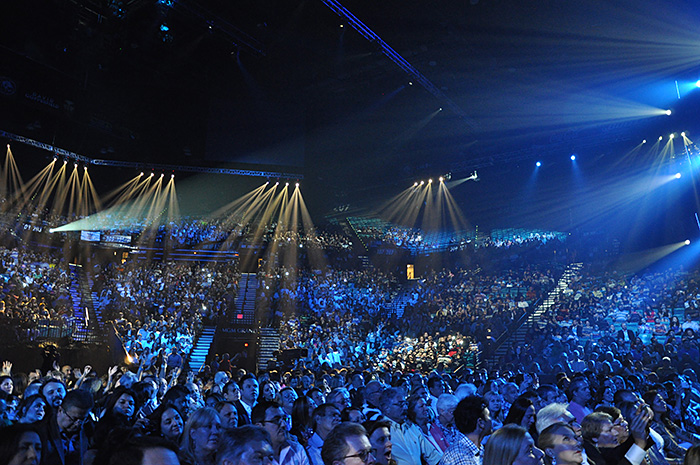 Roberto Carlos se apresenta no MGM Grand Arena, em Las Vegas