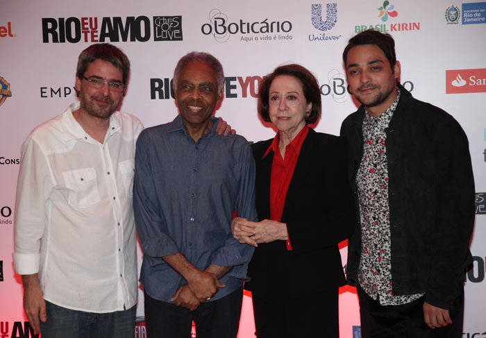 Gilberto Gil, Andrucha, Fernanda Montenegro e Eduardo Sterblitch