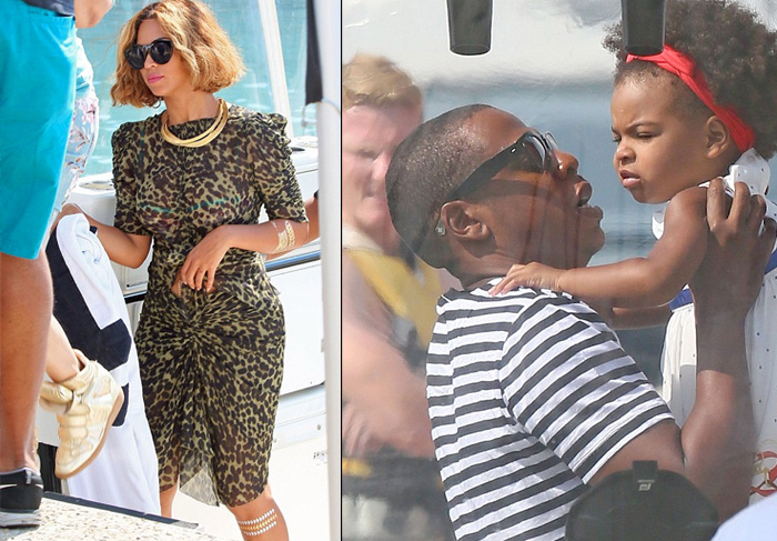 Em férias, Beyoncé e Jay_Z passeiam em super iate pelo sul da França