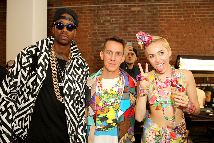 Semana de Moda de Nova York:  Chainz, Jeremy Scott e Miley Cyrus