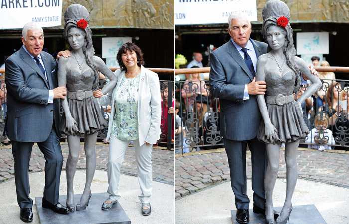Amy Winehouse é homenageada com estátua em tamanho real em Londres
