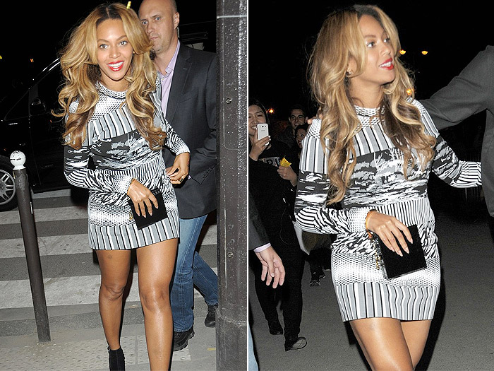 Beyoncé passeia por Paris escondendo a barriguinha