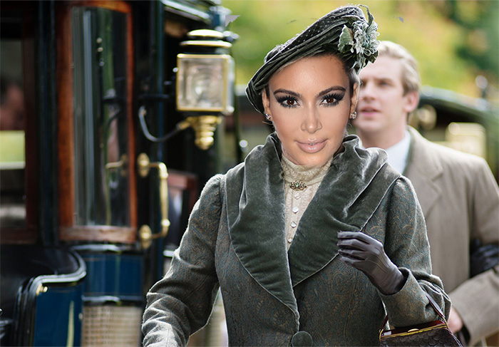 Kim Kardashian West sonha participar de Downton Abbey