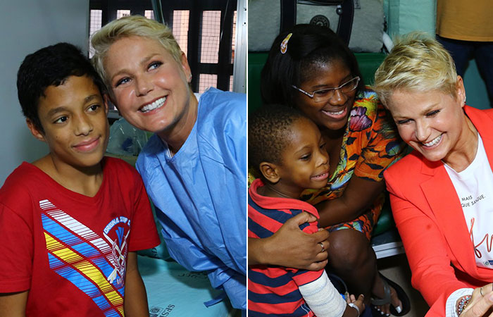  Xuxa faz doação de sangue no Rio de Janeiro