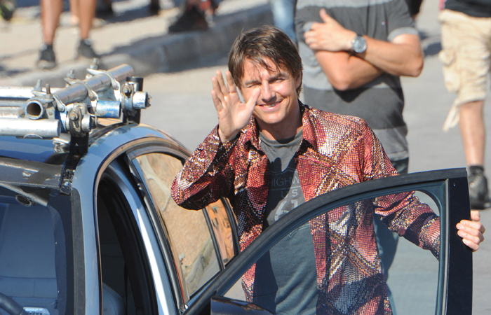 Tom Cruise passa o fim de semana filmando Missão Impossível 5