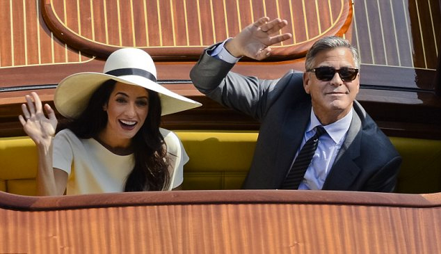 Casamento civil de George Clooney e Amal Alamuddin aconteceu na Itália