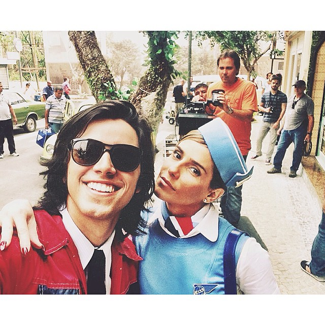 Deborah Secco e Rodrigo Simas mostram os bastidores de Boogie Oogie