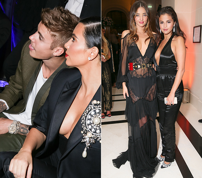 Selena Gomez arrasa durante jantar com Justin Bieber e top models em Paris