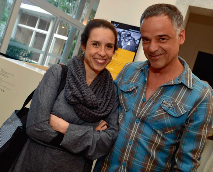 Natália Lage e Ângelo Antônio prestigiam lançamento de curta-metragem no Rio