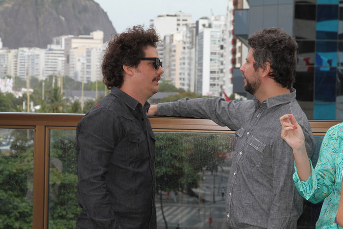 Selton Mello e Wagner Moura participam de coletiva de imprensa de longa no Rio