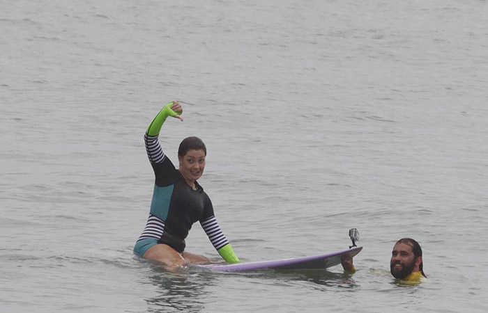  Angélica e Fabiula Nascimento gravam para o Estrelas na praia do Recreio