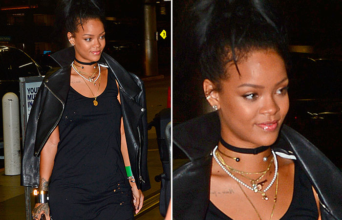  Rihanna embarca cheia de estilo no aeroporto de Miami 