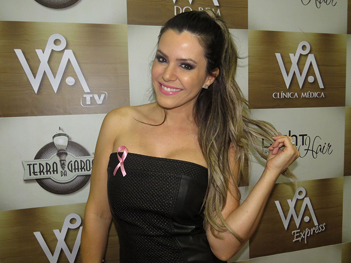 Erikka prestigia evento de beleza com musas famosas em São Paulo