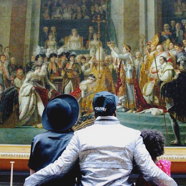 Beyoncé e Jay-Z visitam o Louvre com a filha, Blue Ivy