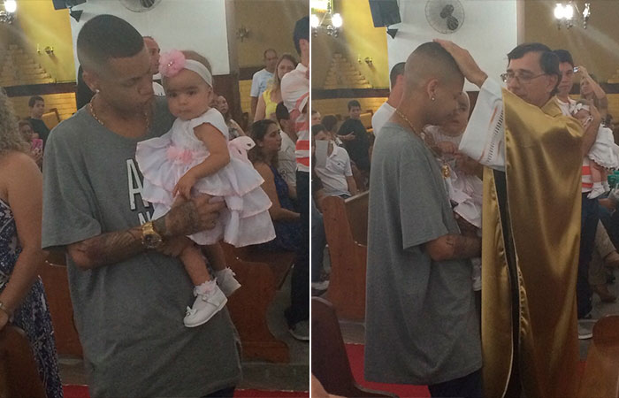 MC Duduzinho batiza sua filha Lara: 'Foi emocionante!'