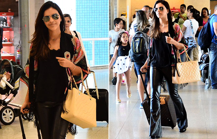 Mariana Rios ostenta estilo e beleza ao embarcar em aeroporto carioca 