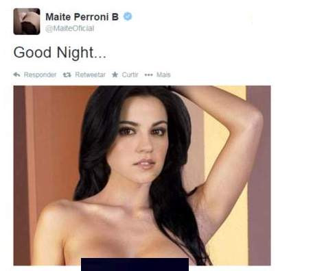  Maite Perroni desabafa no Twitter, depois de ataque de hackers 