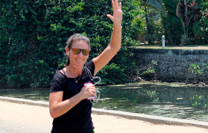  Glenda Kozlowski faz corrida na Lagoa Rodrigo de Freitas, no Rio de Janeiro