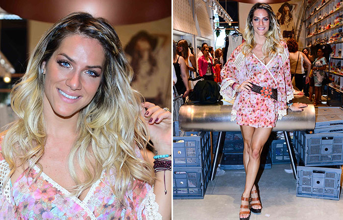 Giovanna Ewbank marca presença em loja no centro de São Paulo