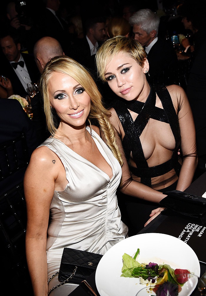 Miley Cyrus e sua mãe Tish Cyrus