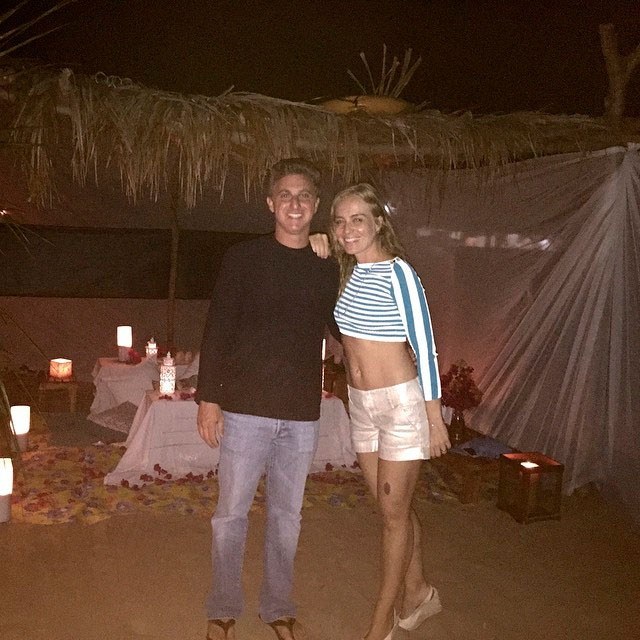 Luciano Huck e Angélica comemoram 10 anos de casados em Fernando de Noronha