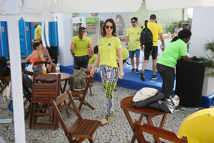 Geovanna Tominaga corre maratona no Rio
