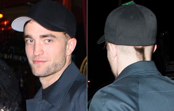 Robert Pattinson esconde novo penteado com boné