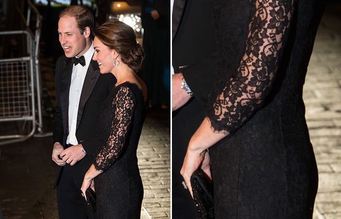 Kate Middleton exibe barriguinha discreta em evento com príncipe William